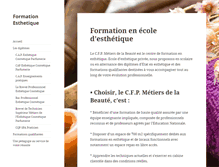 Tablet Screenshot of cfp-esthetique.fr